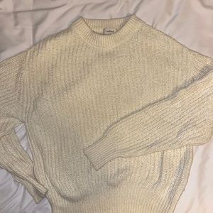 Knit cream sweater Aritzia